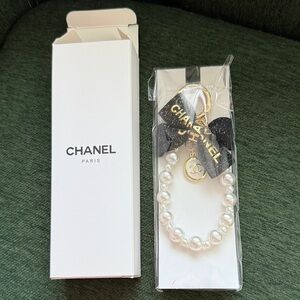 Chanel Pearl with Gold Charm